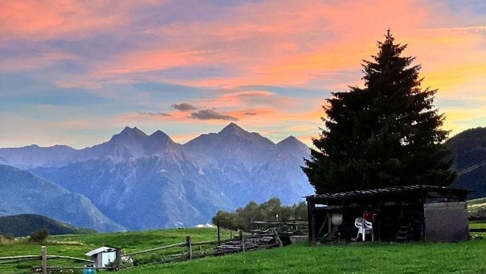 Un paesaggio da cartolina