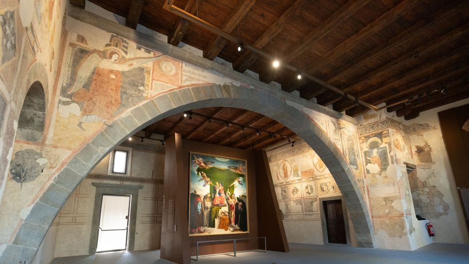 Aula Picta, restaurati gli affreschi del Duecento: tornano i colori originali. Il Vescovo: cuore del Museo Bernareggi - Foto