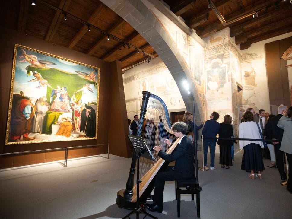 Aula Picta, restaurati gli affreschi del Duecento: tornano i colori originali. Il Vescovo: cuore del Museo Bernareggi - Foto