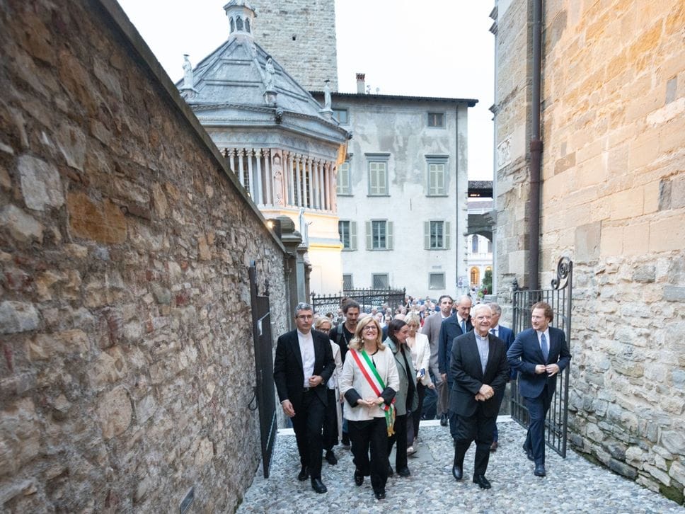 Aula Picta, restaurati gli affreschi del Duecento: tornano i colori originali. Il Vescovo: cuore del Museo Bernareggi - Foto