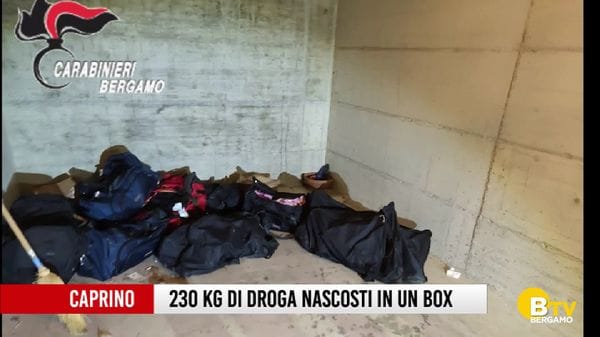 Caprino Bergamasco. Maxi sequestro di droga