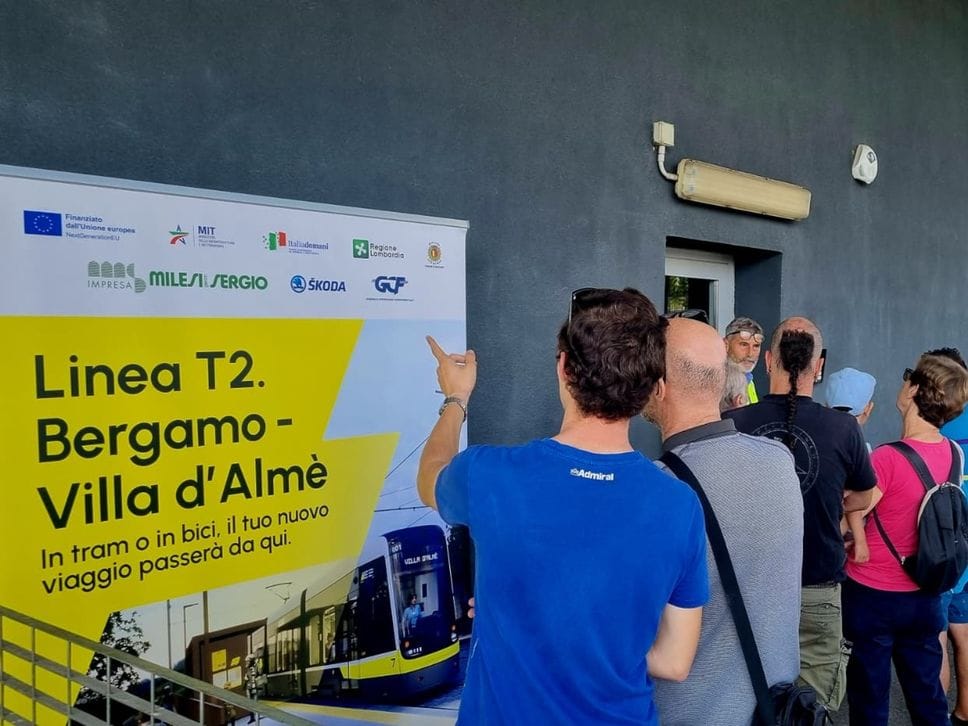 Nuovi tram T2: 120 persone all’Open day Teb. Corse gratuite con Atb sulla e-Brt - Foto