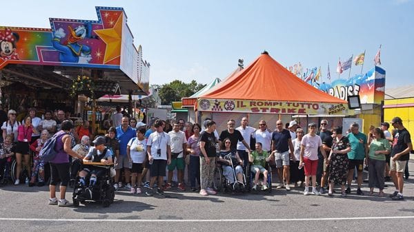 Bergamo, al Luna Park svago e inclusione per 120 persone con disabilità