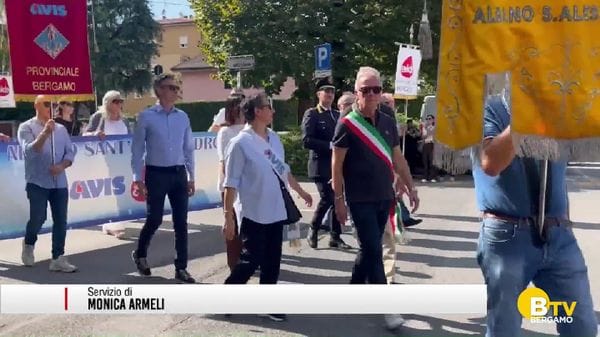 Albano Sant'Alessandro, comunità in festa per l'impegno dei gruppi dell'Avis e dell'Aido