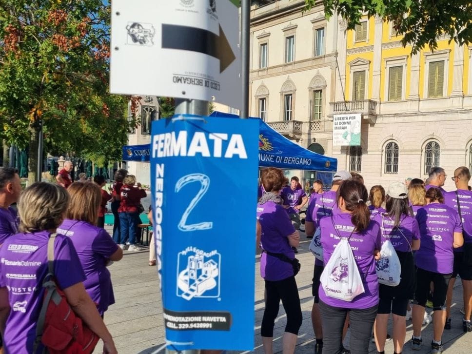 Domenica con la Millegradini: invasione viola a Bergamo tra natura e arte - I luoghi da visitare, manda la tua foto