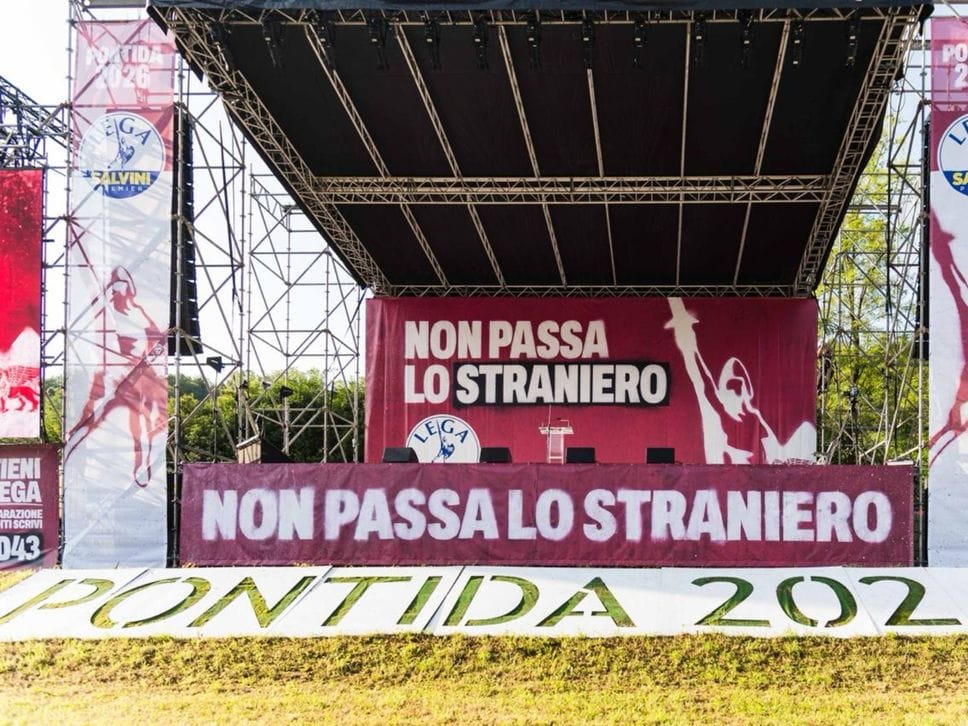 La Lega a Pontida: «Si vince uniti e la Lega è e sarà più unita che mai». Salvini: proporrò un Congresso straordinario a ottobre - Foto