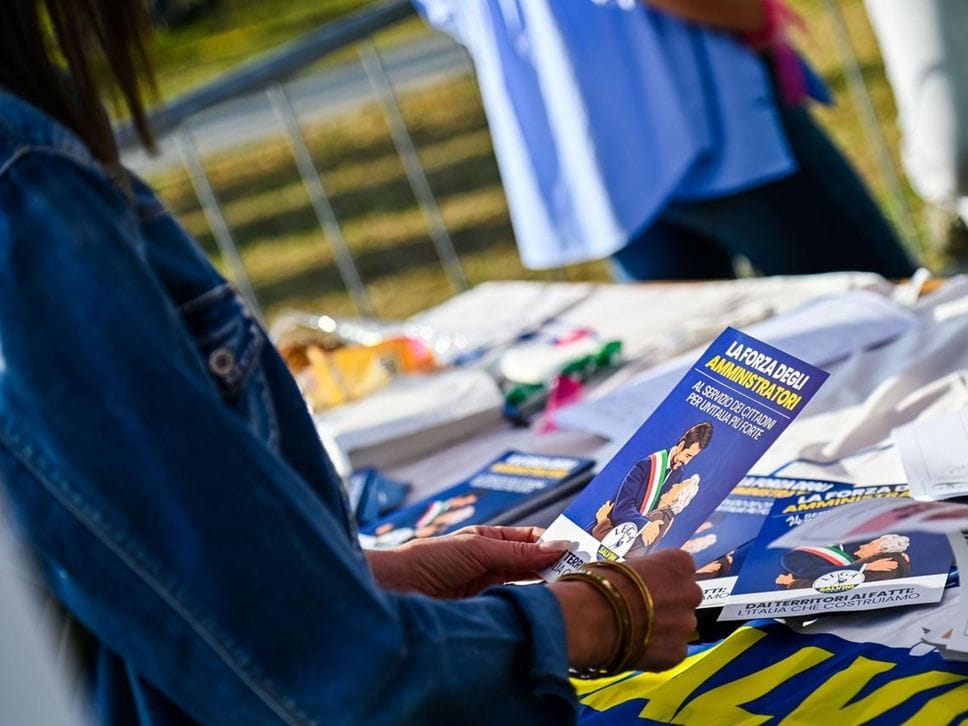 La Lega a Pontida: «Si vince uniti e la Lega è e sarà più unita che mai». Salvini: proporrò un Congresso straordinario a ottobre - Foto