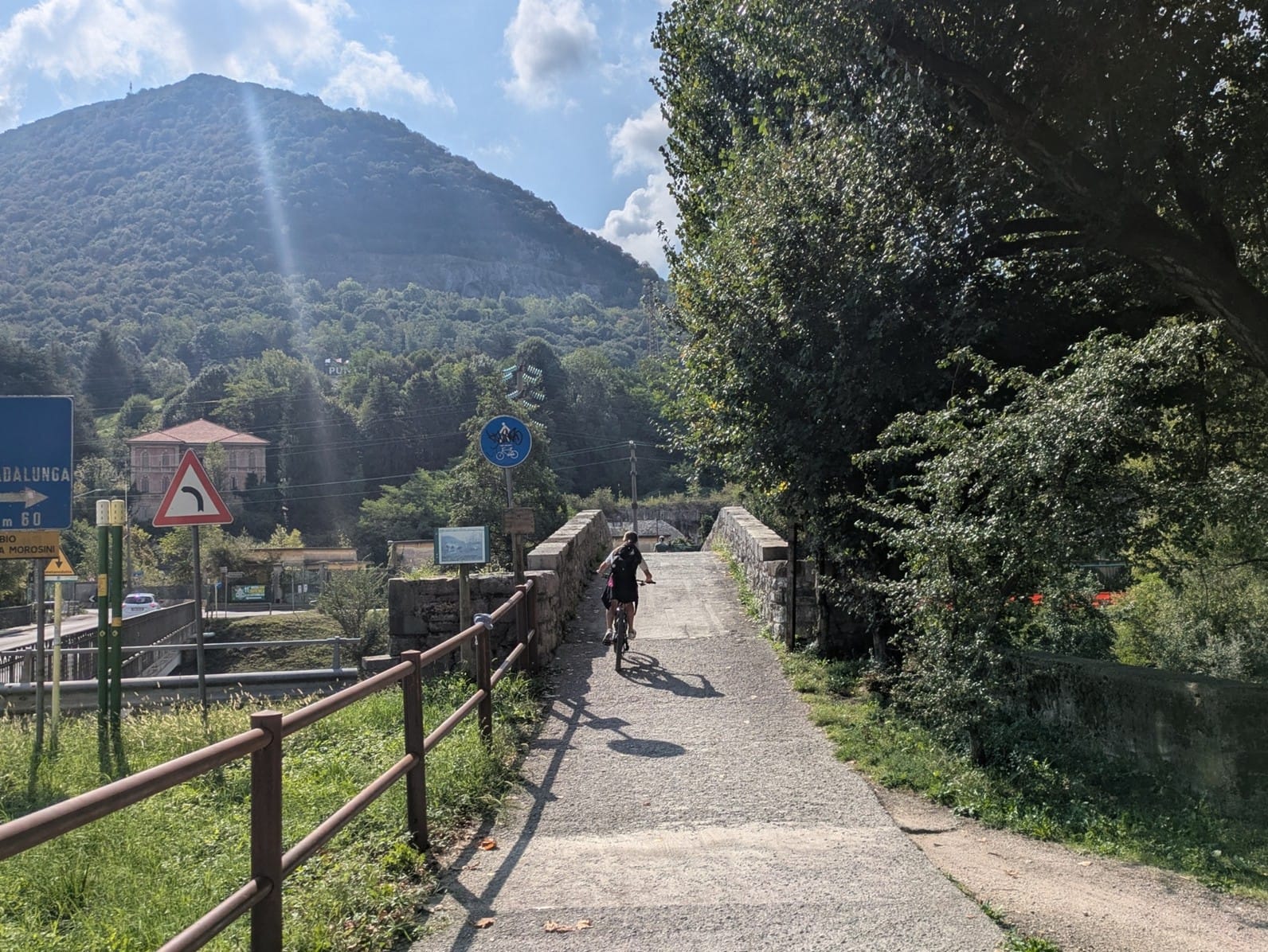 Pedalando da Ranica a Clusone, lungo il fiume Serio sulla prima ciclovia della bergamasca