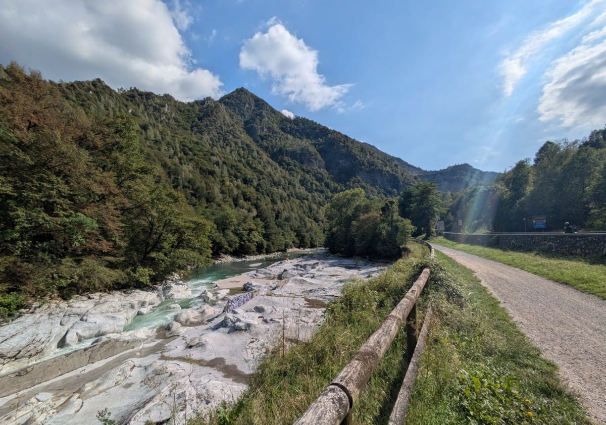 Pedalando da Ranica a Clusone, lungo il fiume Serio sulla prima ciclovia della bergamasca