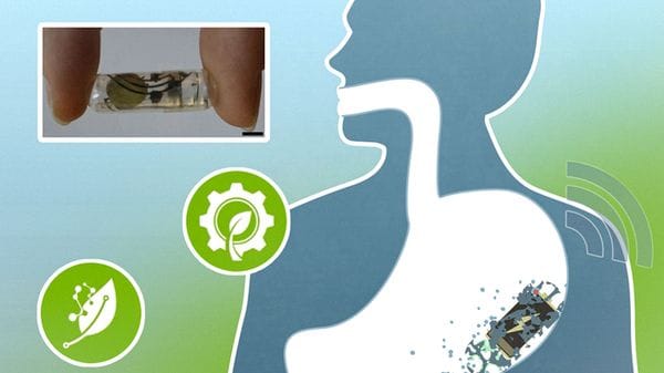 Funzionano le batterie di carta che possono essere ingerite 