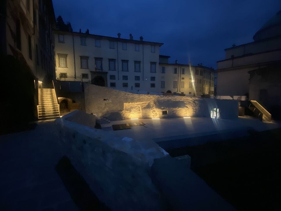 In via Porta Dipinta a Bergamo una terrazza panoramica e 28 nuove autorimesse - Foto