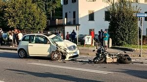 Brutto scontro a Pontida, grave motociclista di 42 anni