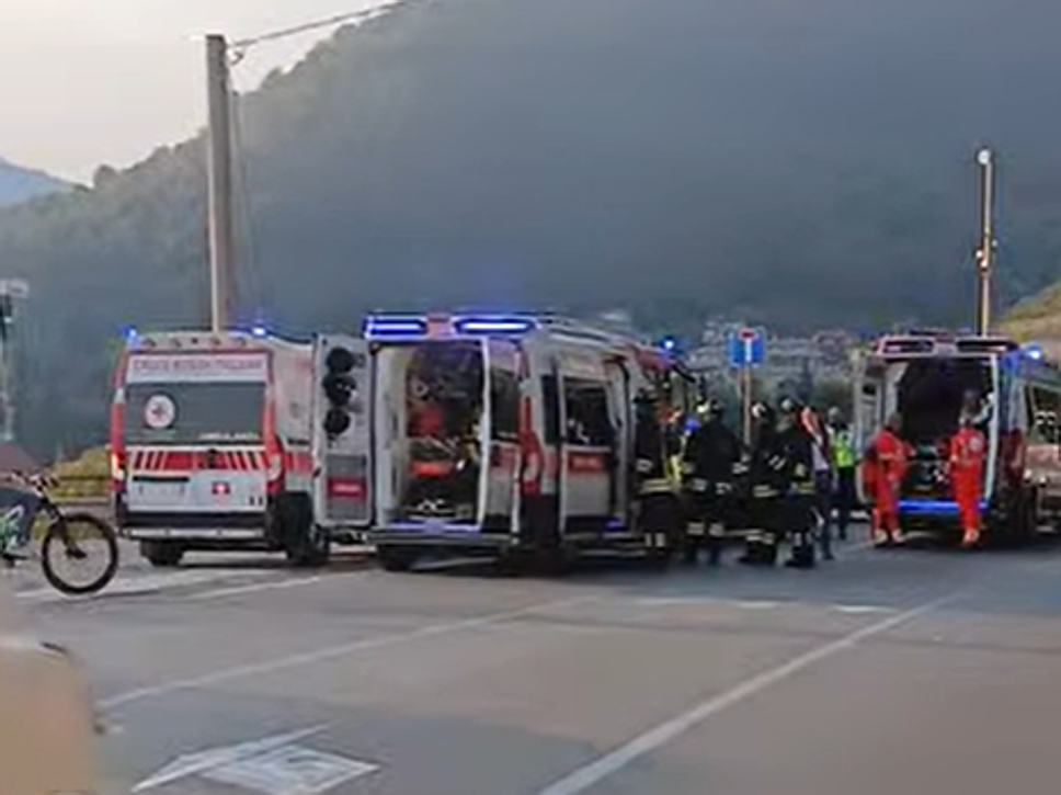 Incidente a Villa d’Almè, lunghe code in Valle Brembana