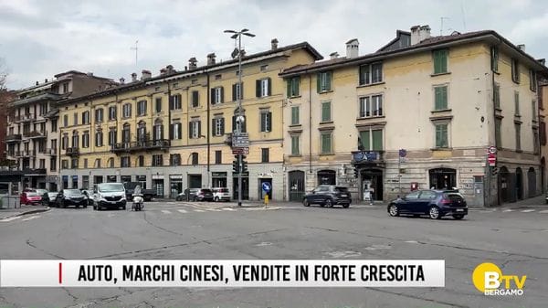 Auto cinesi, anche nella Bergamasca vendite in significativa crescita