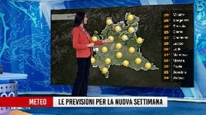 Le previsioni meteo per la nuova settimana