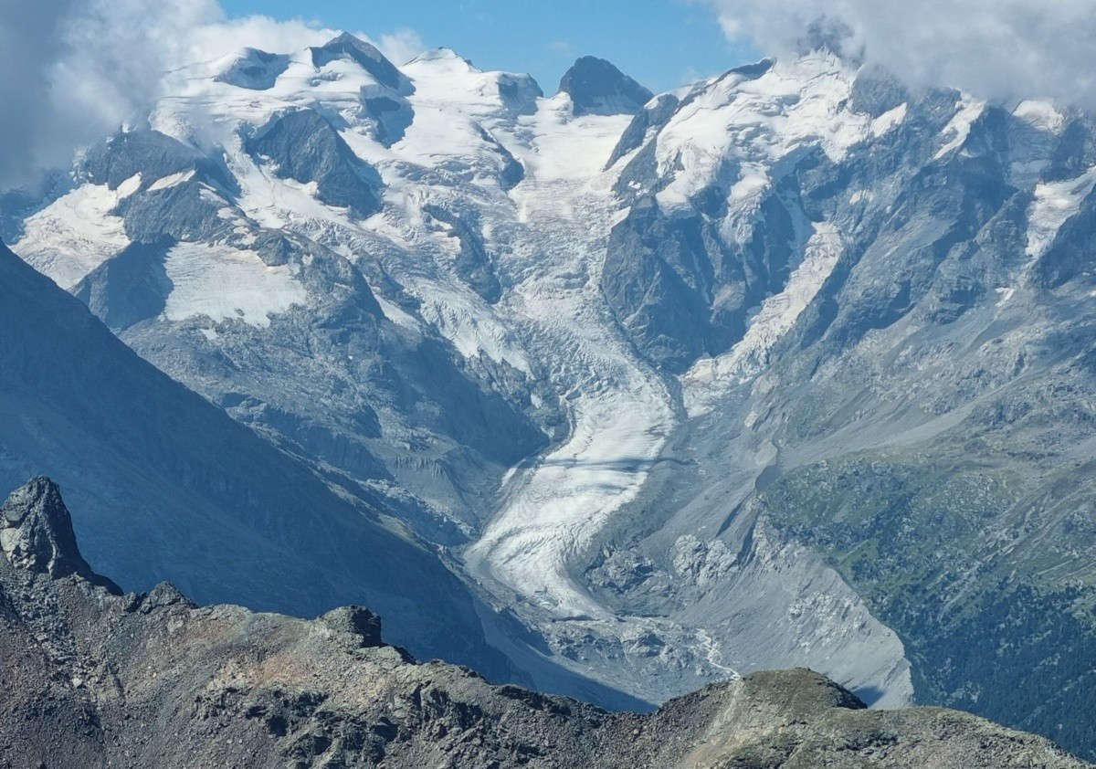 Engadina, un’escursione tra i ghiacciai che si ritirano