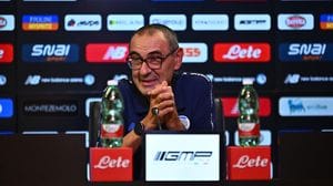 Sarri: «Partita bella, importante, difficile. Il mercato? Sono soddisfatto»
