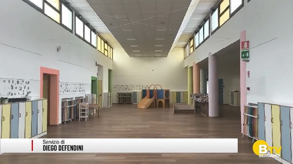Ciserano, riqualificata a tempo di record la scuola dell'Infanzia San Martino