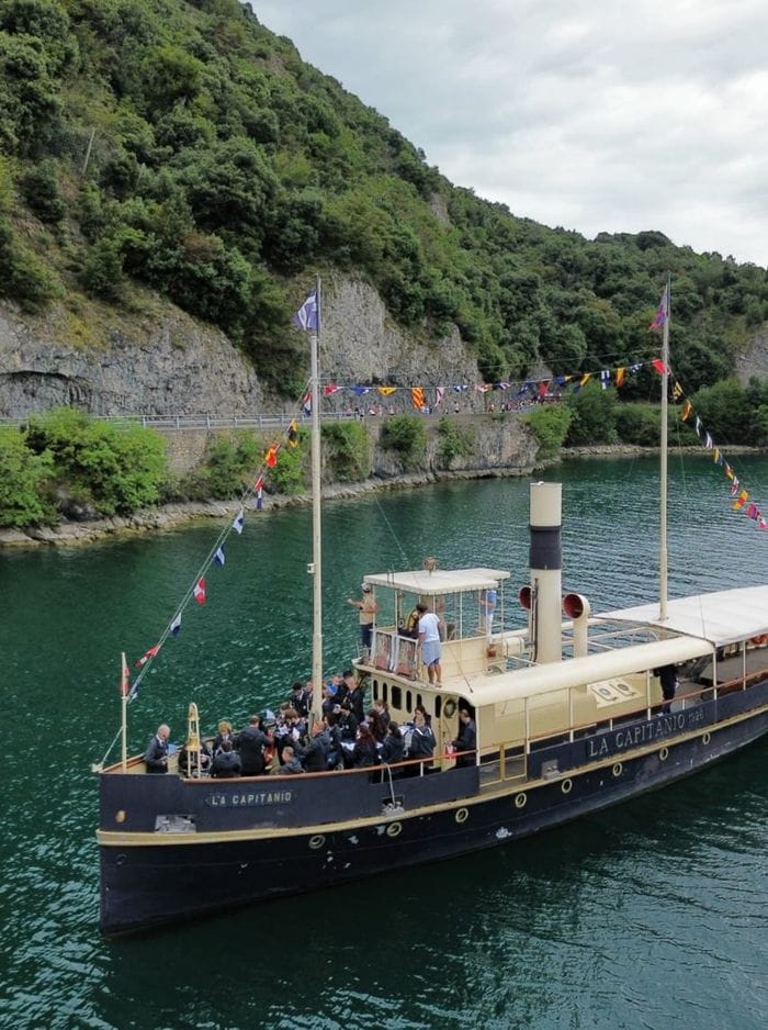 La Capitanio torna a navigare: a Lovere restaurata la motonave centenaria - Foto