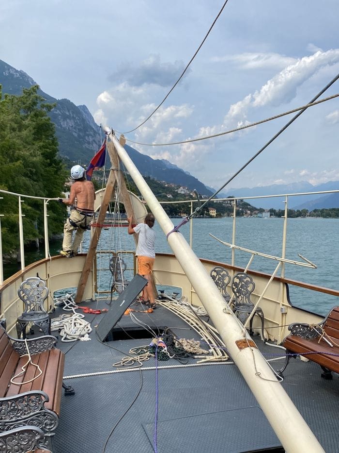 La Capitanio torna a navigare: a Lovere restaurata la motonave centenaria - Foto