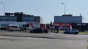 Dalmine, scontro con un camion: motociclista in ospedale