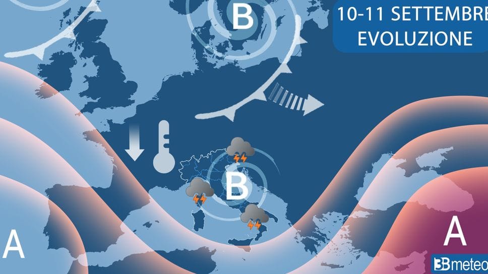 Meteo, cambia tutto a Bergamo: mercoledì temporali e temperature in calo