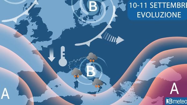 Meteo, cambia tutto a Bergamo: mercoledì temporali e temperature in calo