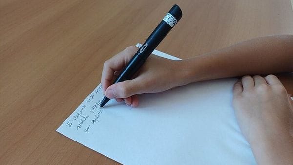 Penna smart aiuta a scoprire i bambini con difficoltà nella scrittura  