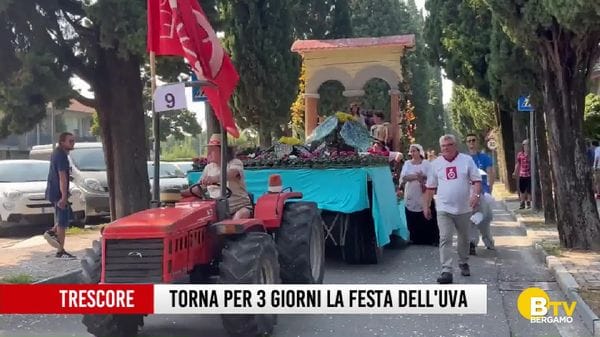 Torna nel fine settimana ila festa dell'uva di Trescore